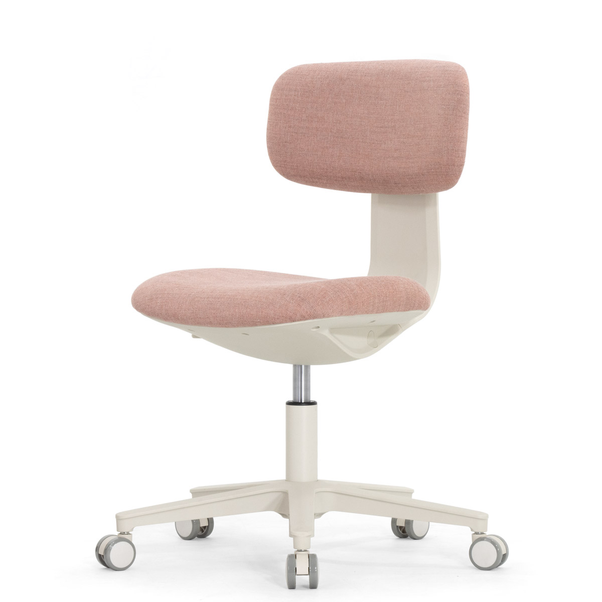 Эргономичное кресло Falto Rookie Plus (поворот спинки, ткань, каркас светлый, розовый)
