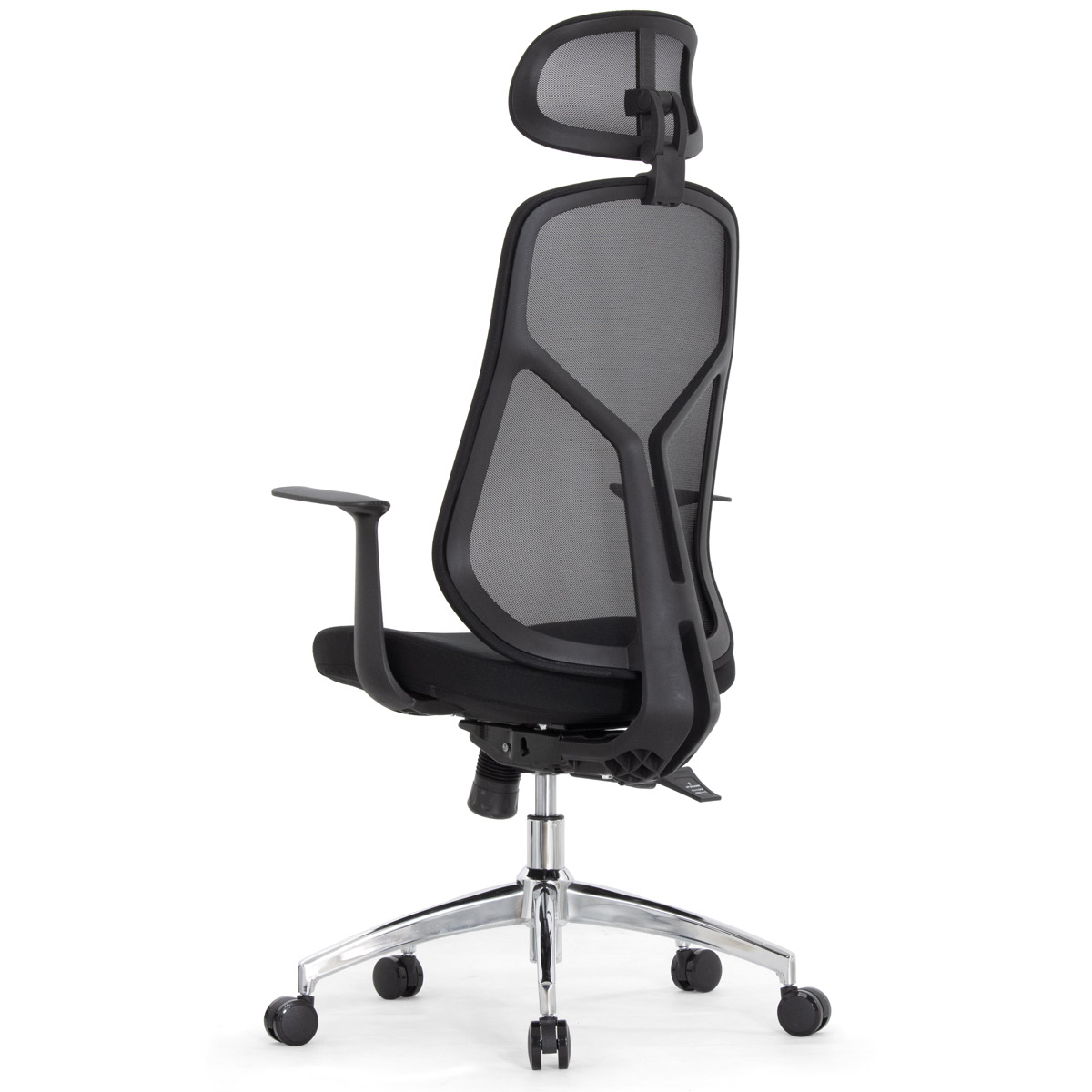 Эргономичное кресло Falto КУРАЖ LUX (сетка, ткань, чёрный)