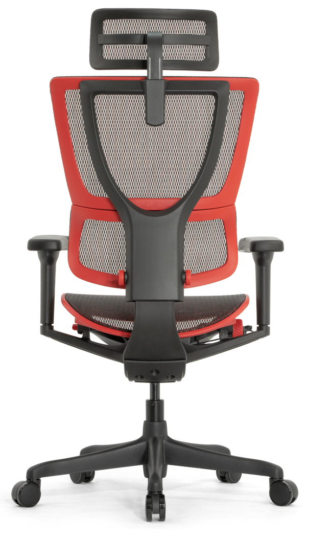 Геймерское кресло Falto IOO Ultra Game (наклон вперёд, сета, чёрный с красным)