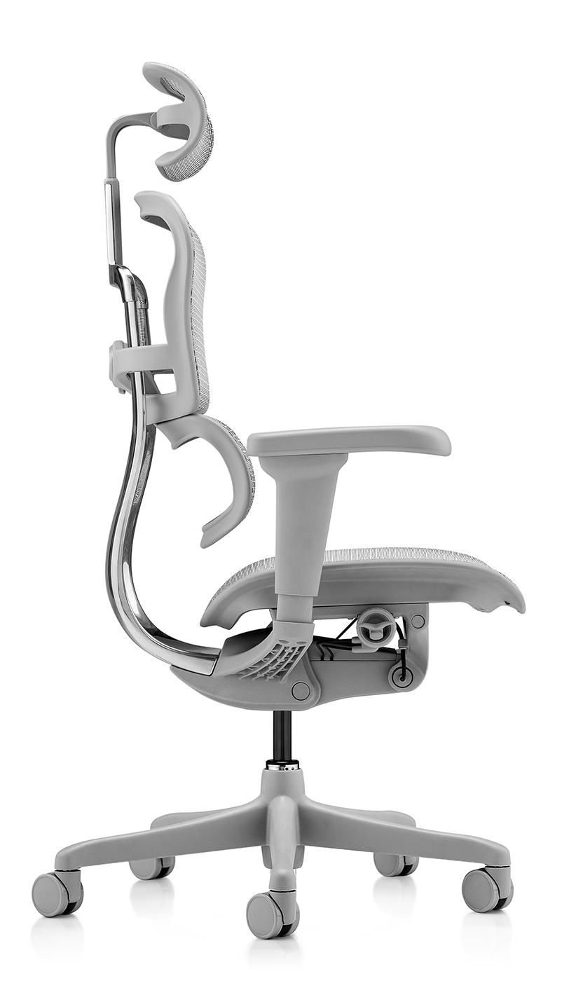 Эргономичное кресло Falto Ergohuman 2 Ultra (наклон вперёд, сетка, серый)