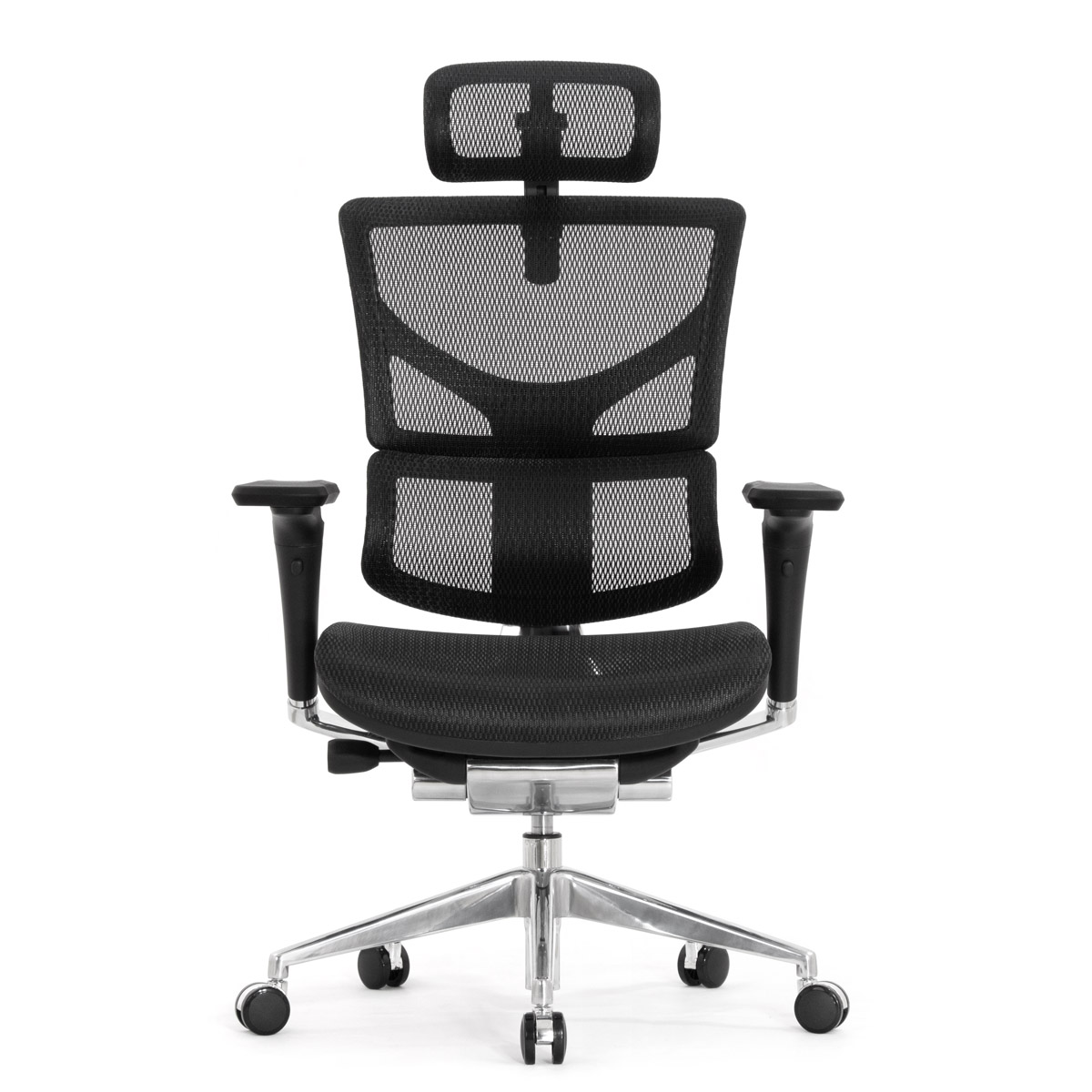 Эргономичное кресло Falto Sail 2 (динамичный поясничный упор, подлокотники 6D (360), сетка, чёрный)