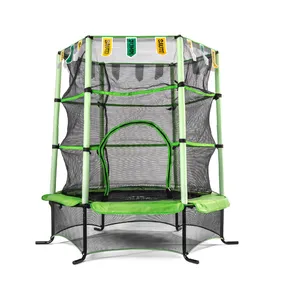 Батут DFC JUMP KIDS 55" зелёный, сетка (137 см)