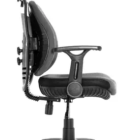 Ортопедическое кресло Falto Inno Health (двойная динамичная спинка, ткань, каркас чёрный, серый)