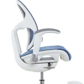 Детское эргономичное кресло Falto ORTO (корсетная спинка, слайдер, подлокотники 3D, сетка, синий)