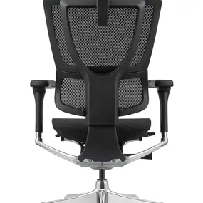 Эргономичное кресло Falto IOO E Elite (электроуправление, SmartWork, алюминий, наклон вперёд, сетка, чёрный)