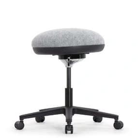 Эргономический стул Falto FIT BALL (каркас чёрный, обивка серый)