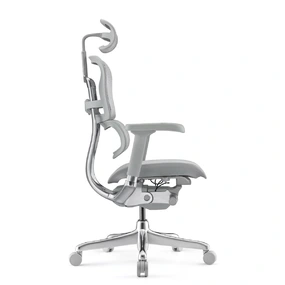 Эргономичное кресло Falto Ergohuman 2 Elite (алюминий, наклон вперёд, сетка, серый)