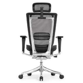 Эргономичное кресло Falto Spring 2 (поясничный валик, подлокотники 6D (360), сетка, чёрный)