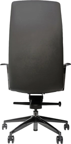 Эргономичное кресло руководителя Noel серая кожа Nappa Premium