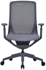 Эргономичное кресло Aria тёмно-серое